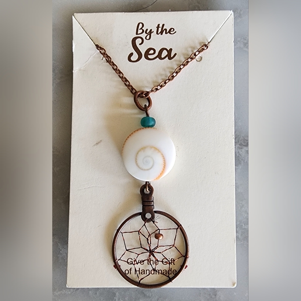 By The Sea Dreamcatcher Necklace Native Handcrafted‎ Canadian New